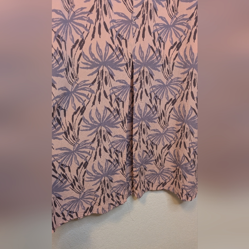 Madewell Silk Tie Sleeve Maxi Dress In Oasis Palms - Picture 11 of 11